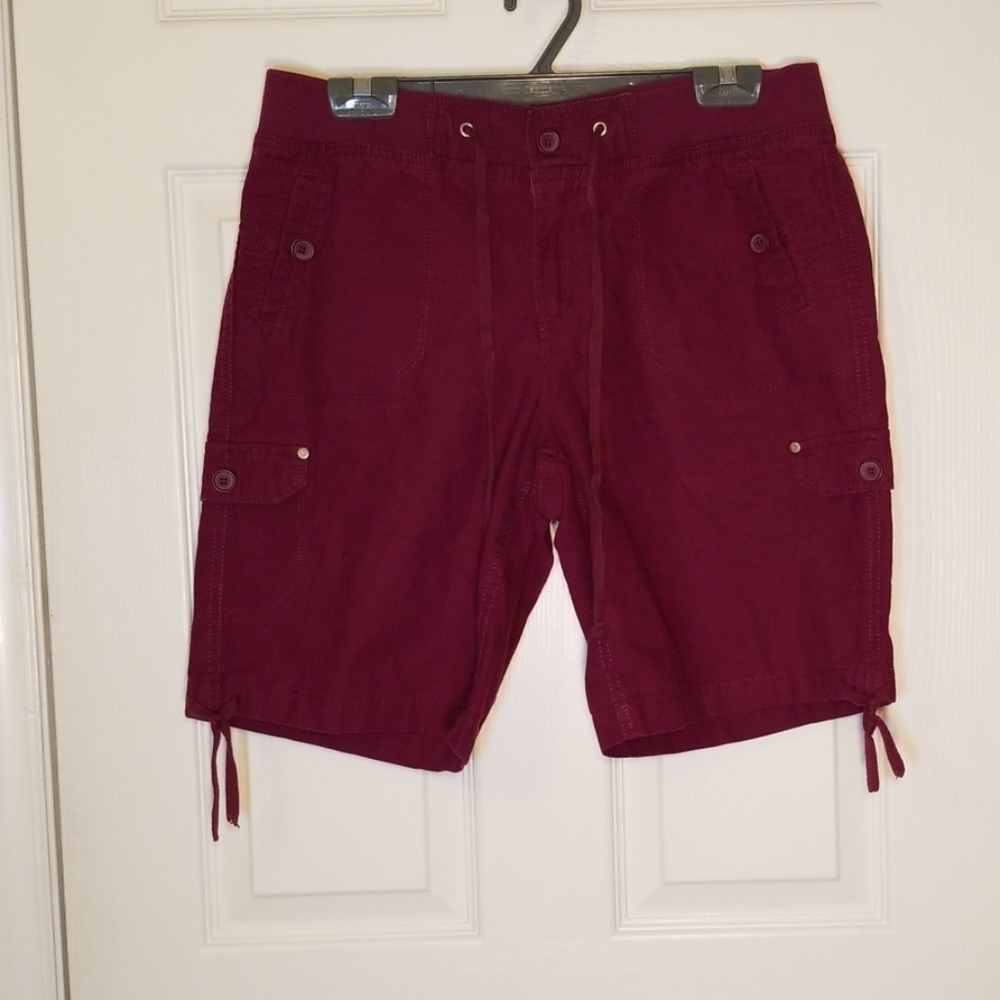 Shorts. Cargo style, purple, sz 10, by Faded Glory